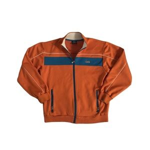 Le Tigre Vintage Orange and Blue Track Jacket